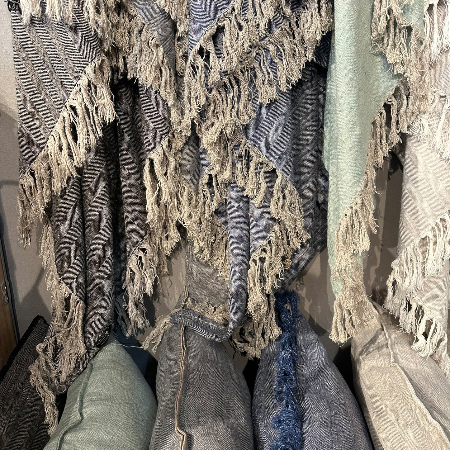 Plaids lino lavado Jaipur PERSONALIZADOS