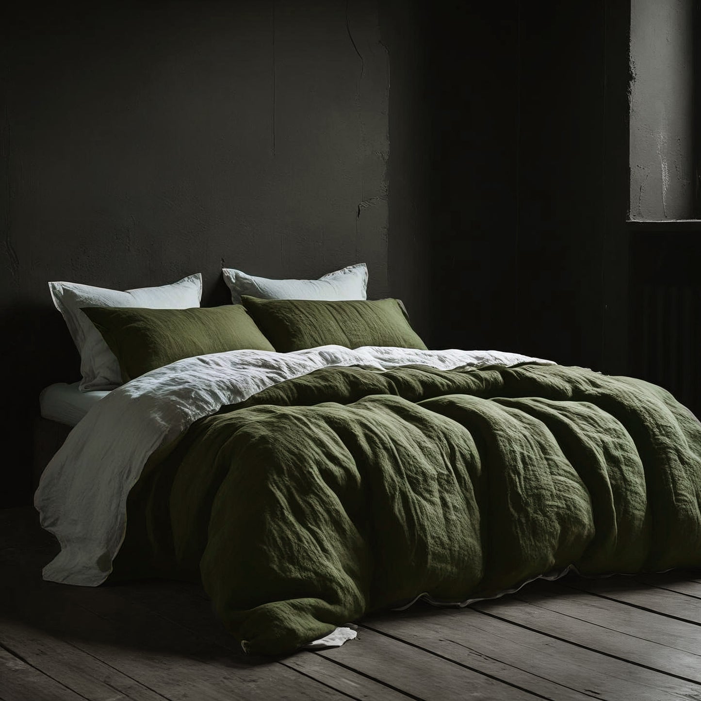 Linen pillowcase MOSTAZA outlet