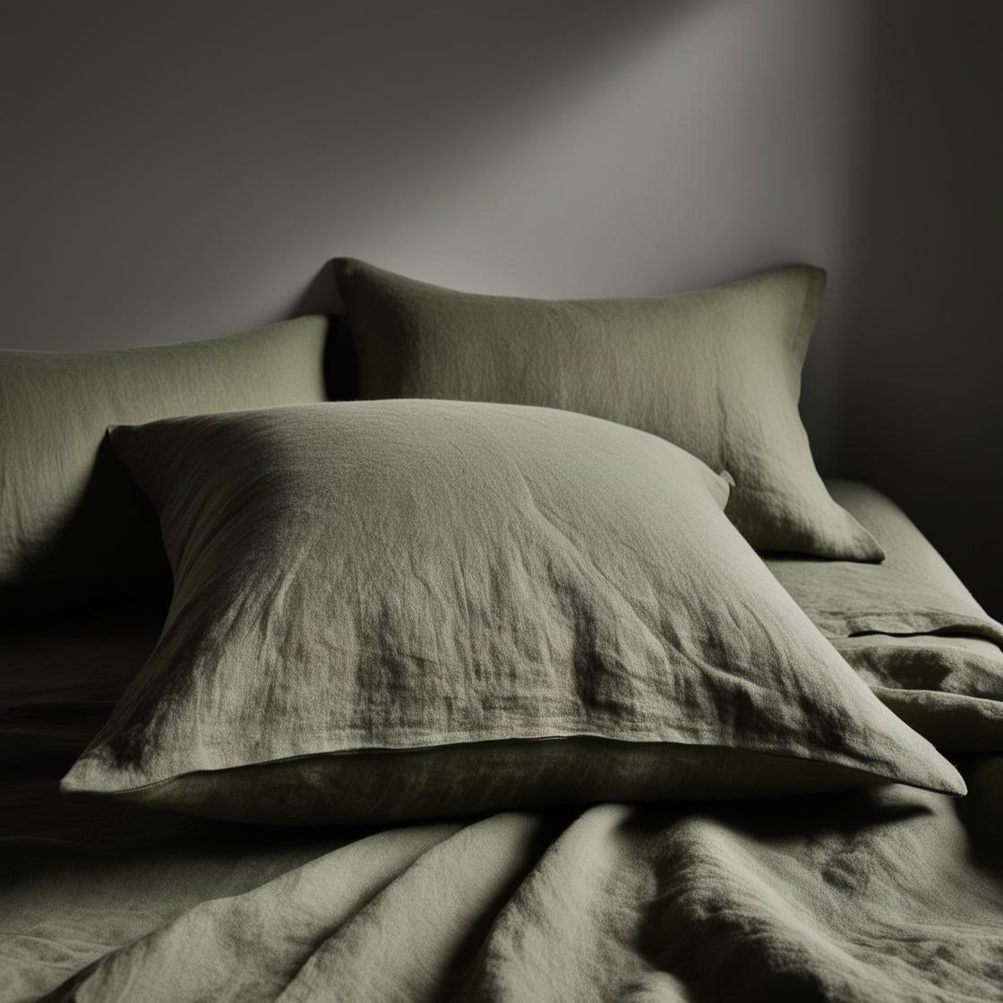 Linen pillowcases OLIVO-170gr/m2+190gr/m2