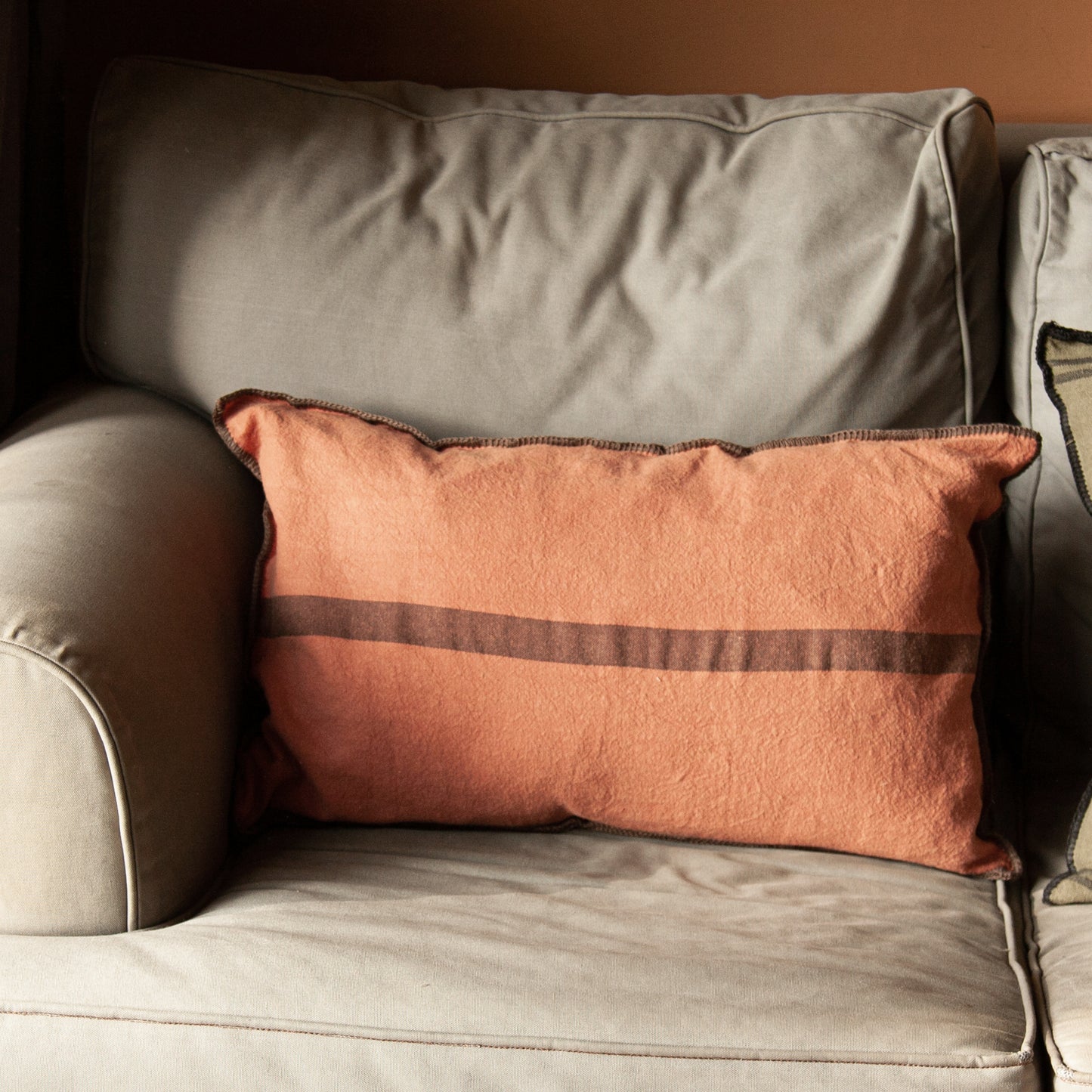 Coussin en lin Terra