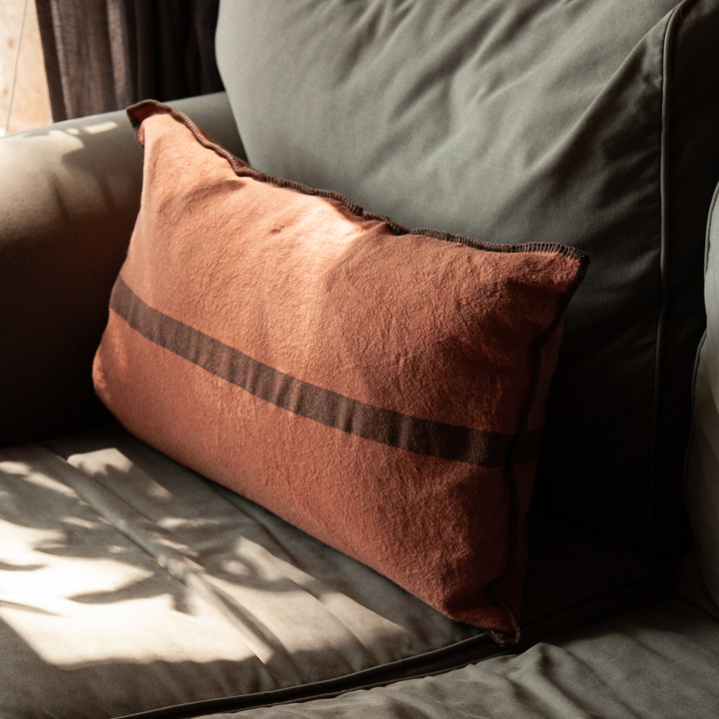 Coussin en lin Terra