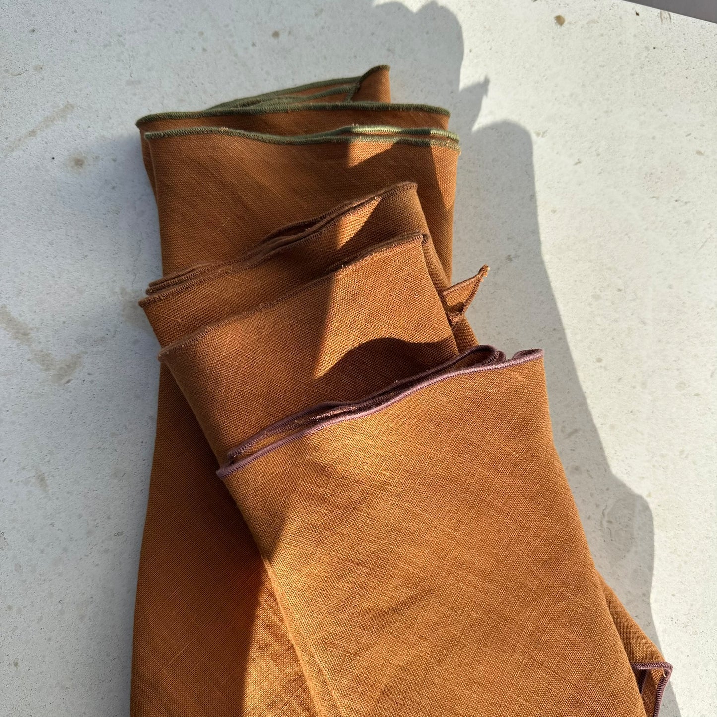 Washed Linen Scarf - Various Colors