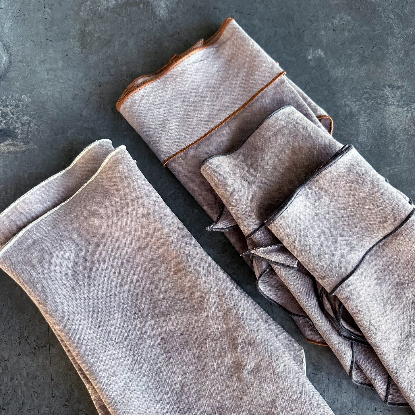 Washed Linen Scarf - Various Colors