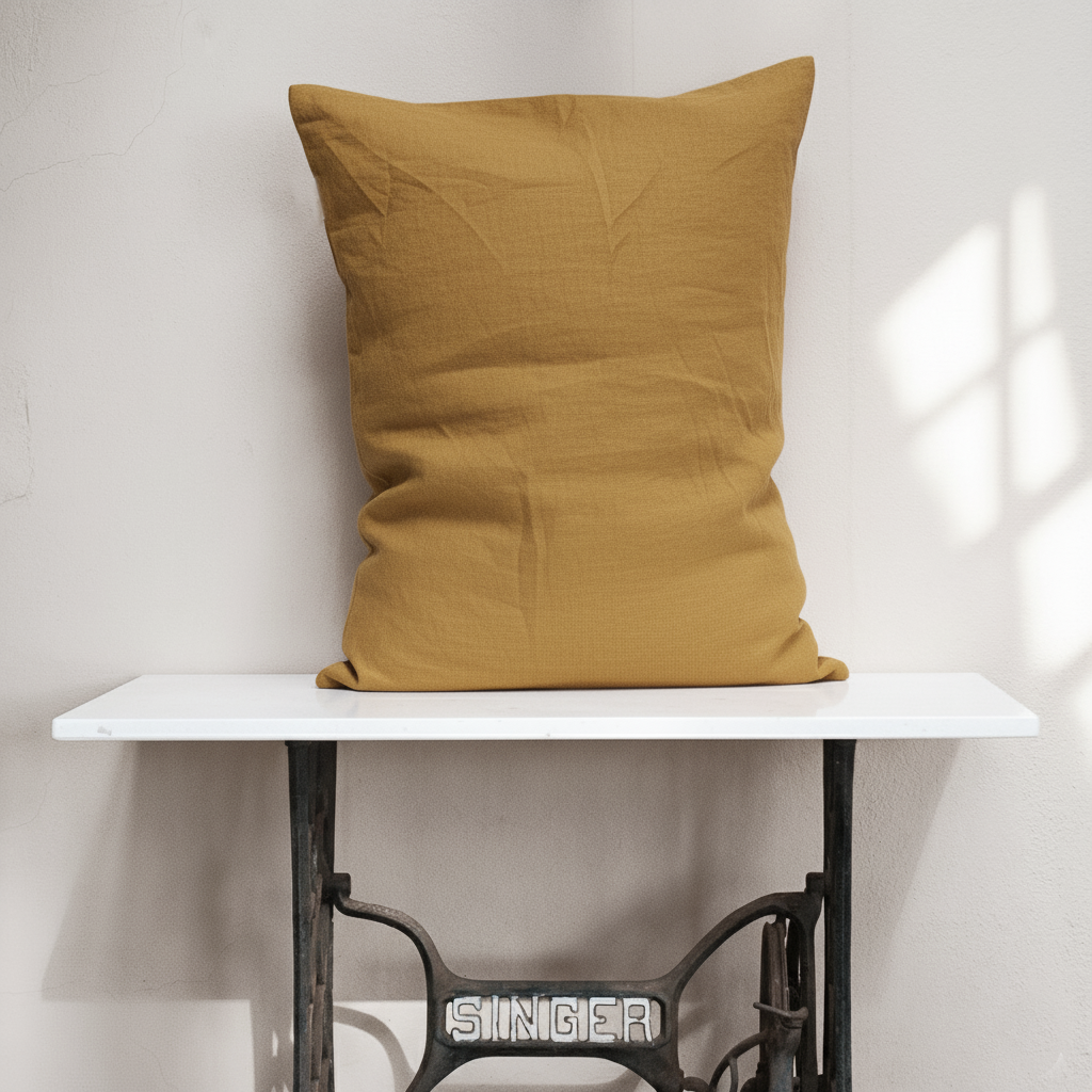 Funda de almohada lino RATÁN-190gr/m2