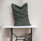 Linen Pillowcase, DARK LAUREL GREEN - 170 g/m²