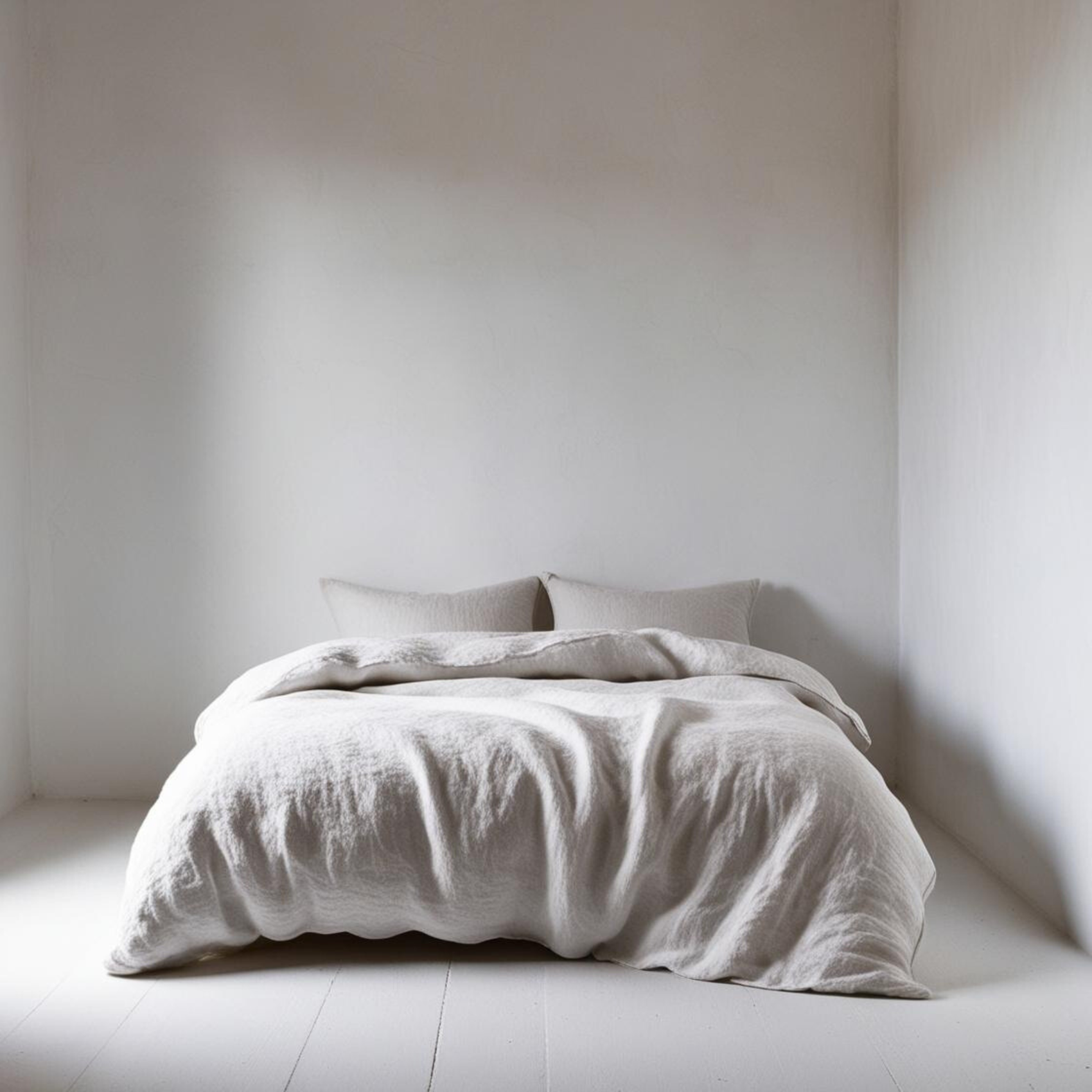 Linen duvet cover WHITE-190gr/m2