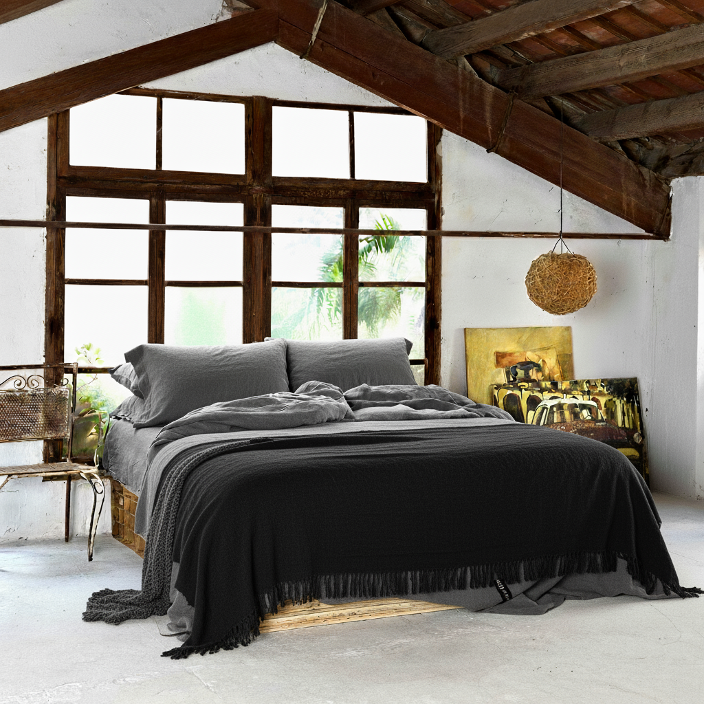 Juego completo lino GRIS-170gr/m2