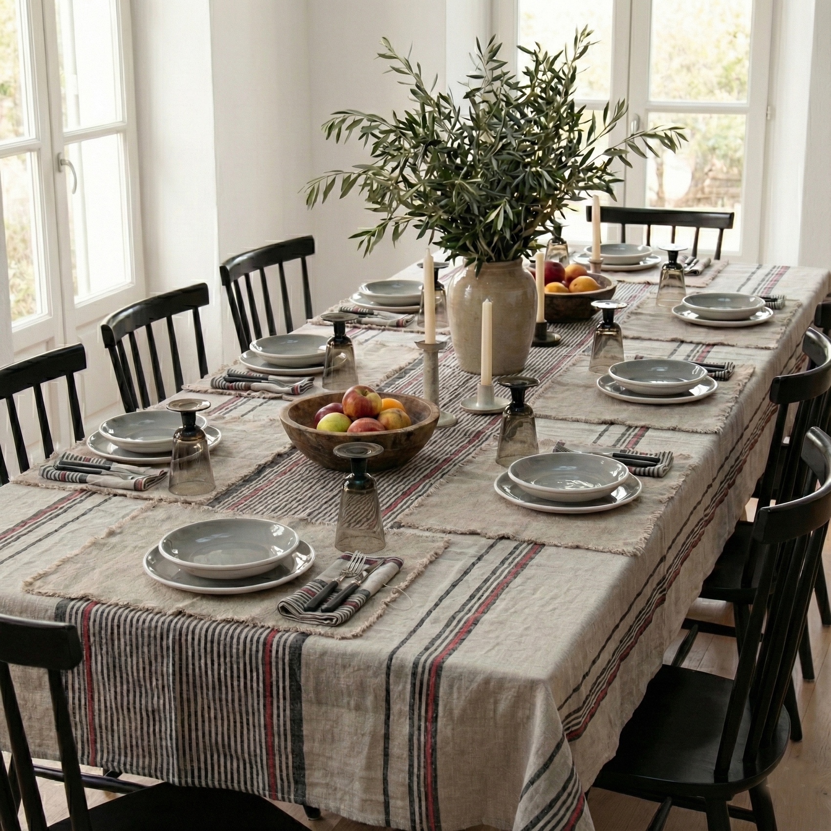 MARSEILLE linen tablecloth