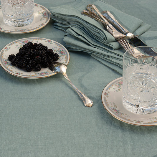 Linen Tablecloth MINT GREEN