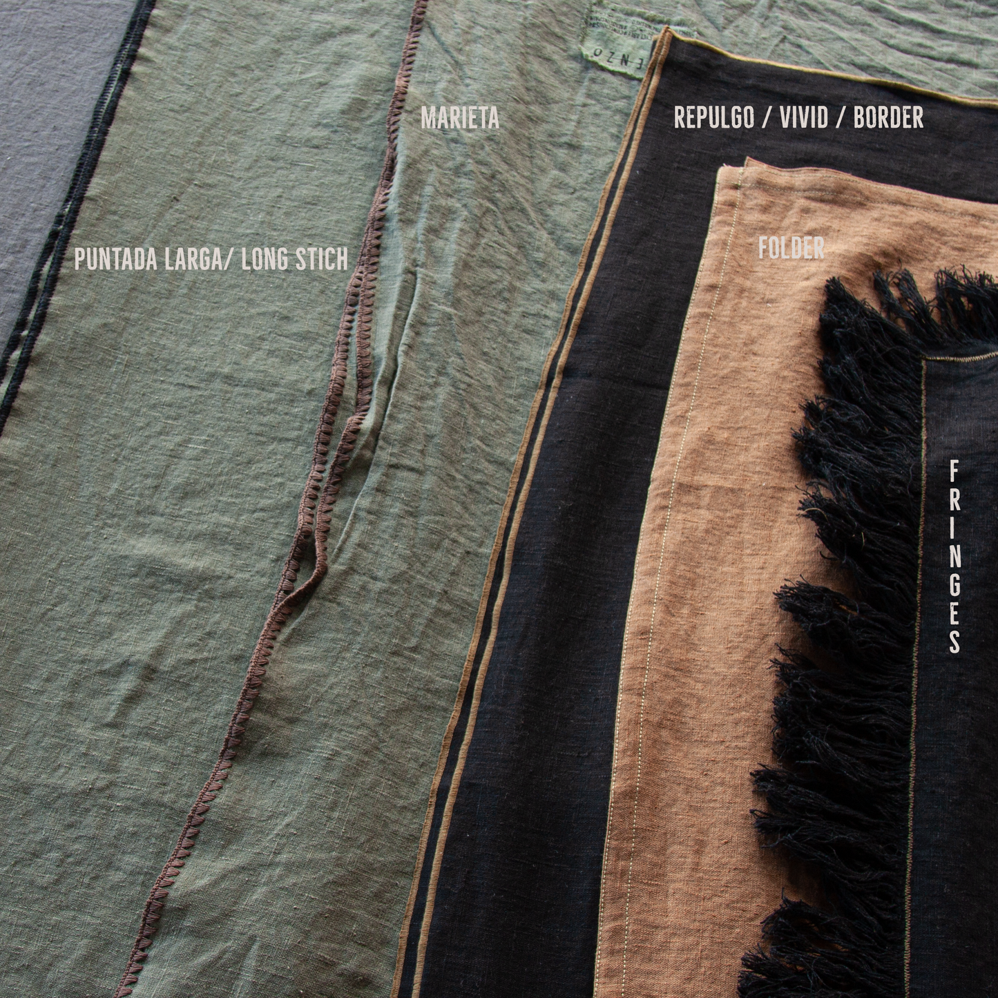 Plaids en lin lavé personnalisés pour PERSONALISED