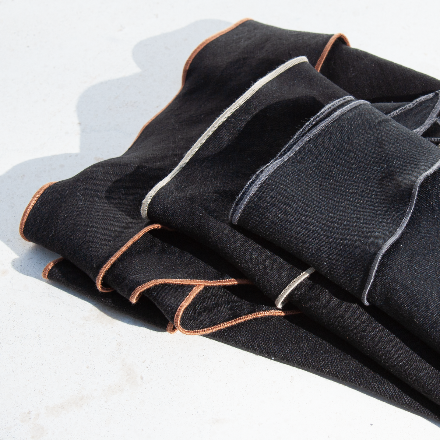 Washed Linen Scarf - Various Colors