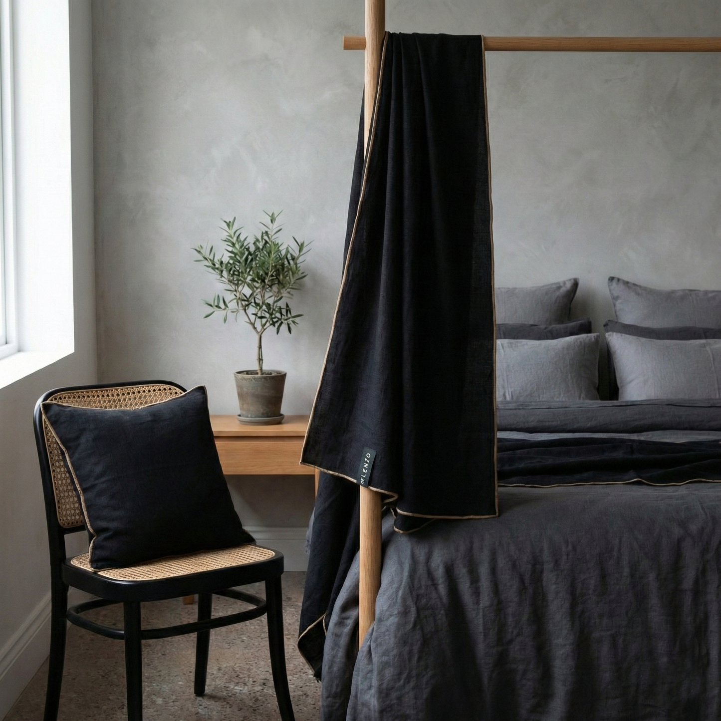 Plaids en lin lavé personnalisés pour PERSONALISED