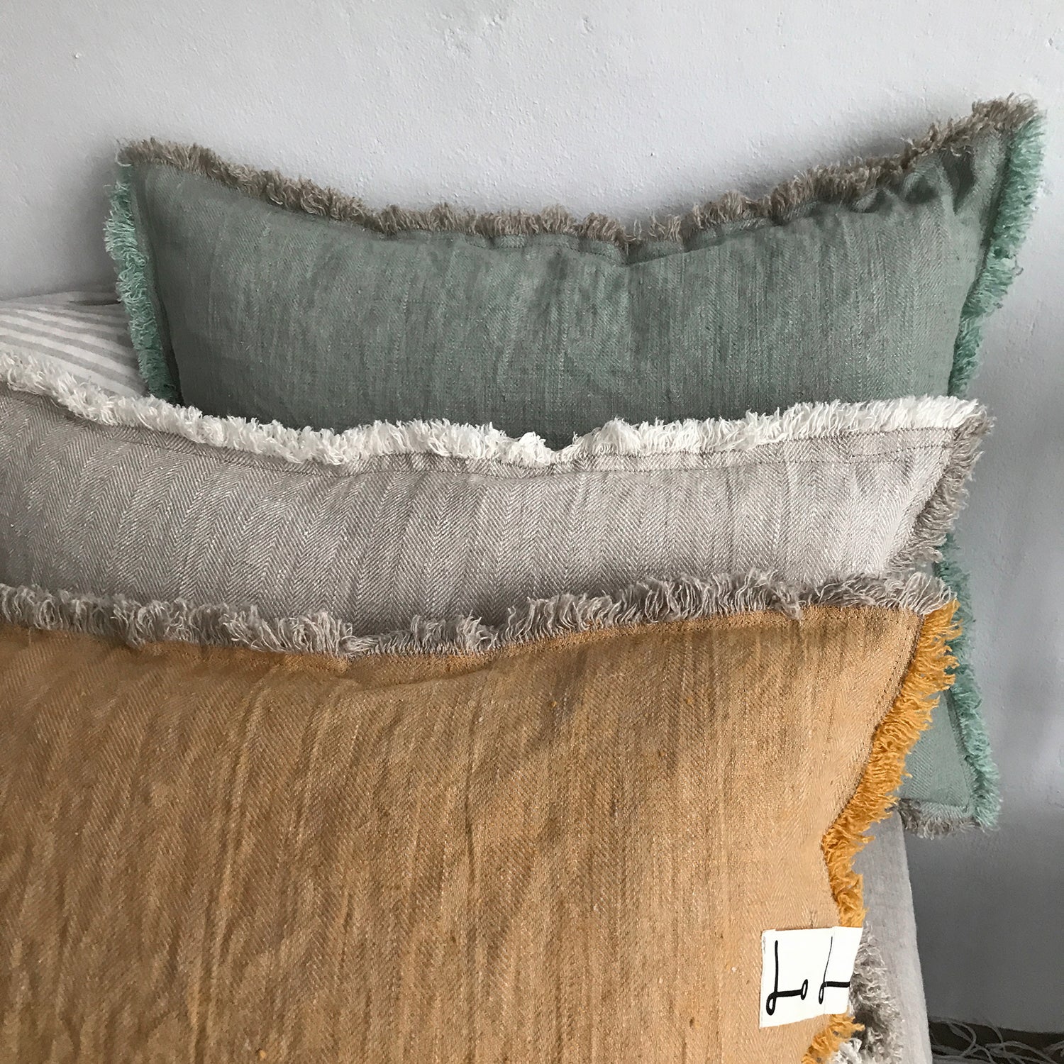 Funda de Cojín de Lino Jaipur 60x60cm colores