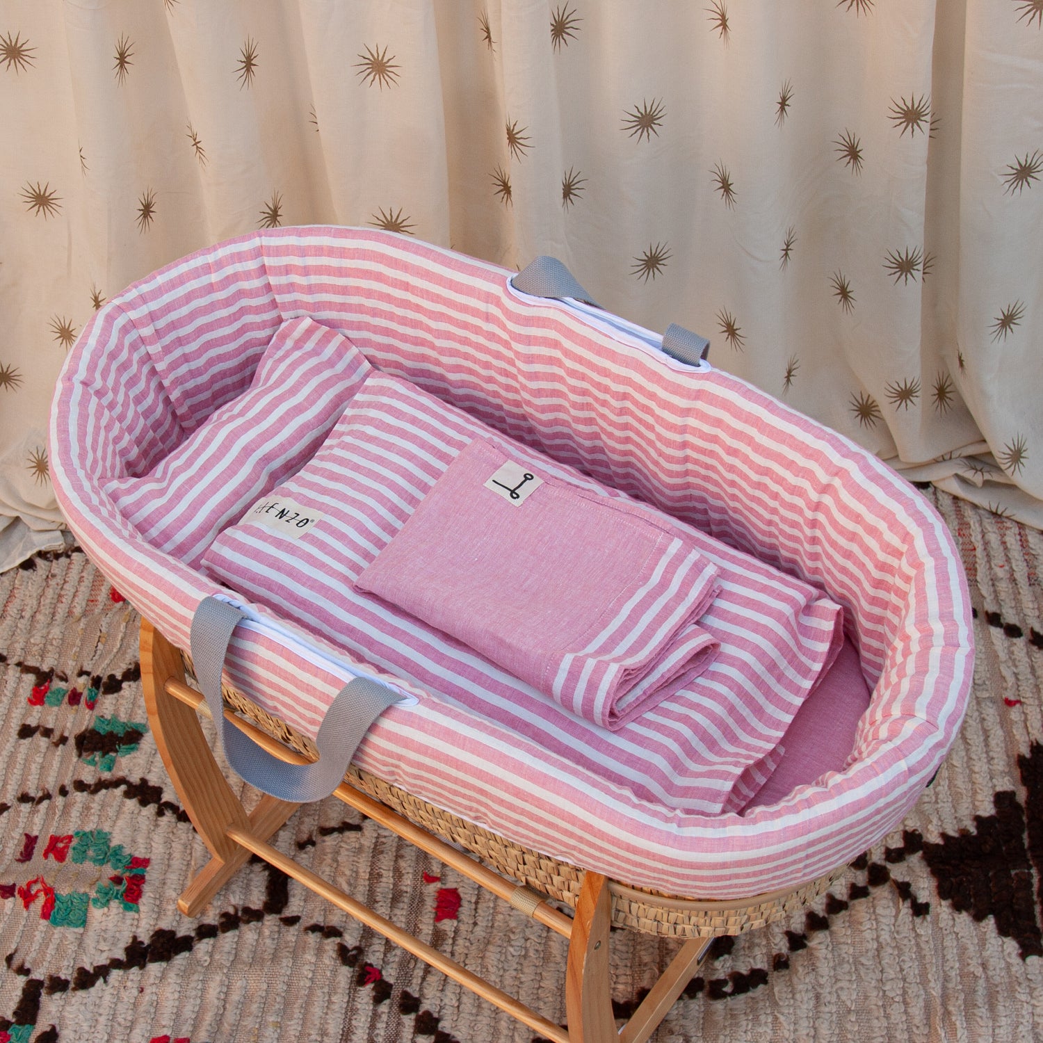 ⭐Wicker Bassinet for Babies – - Main Image