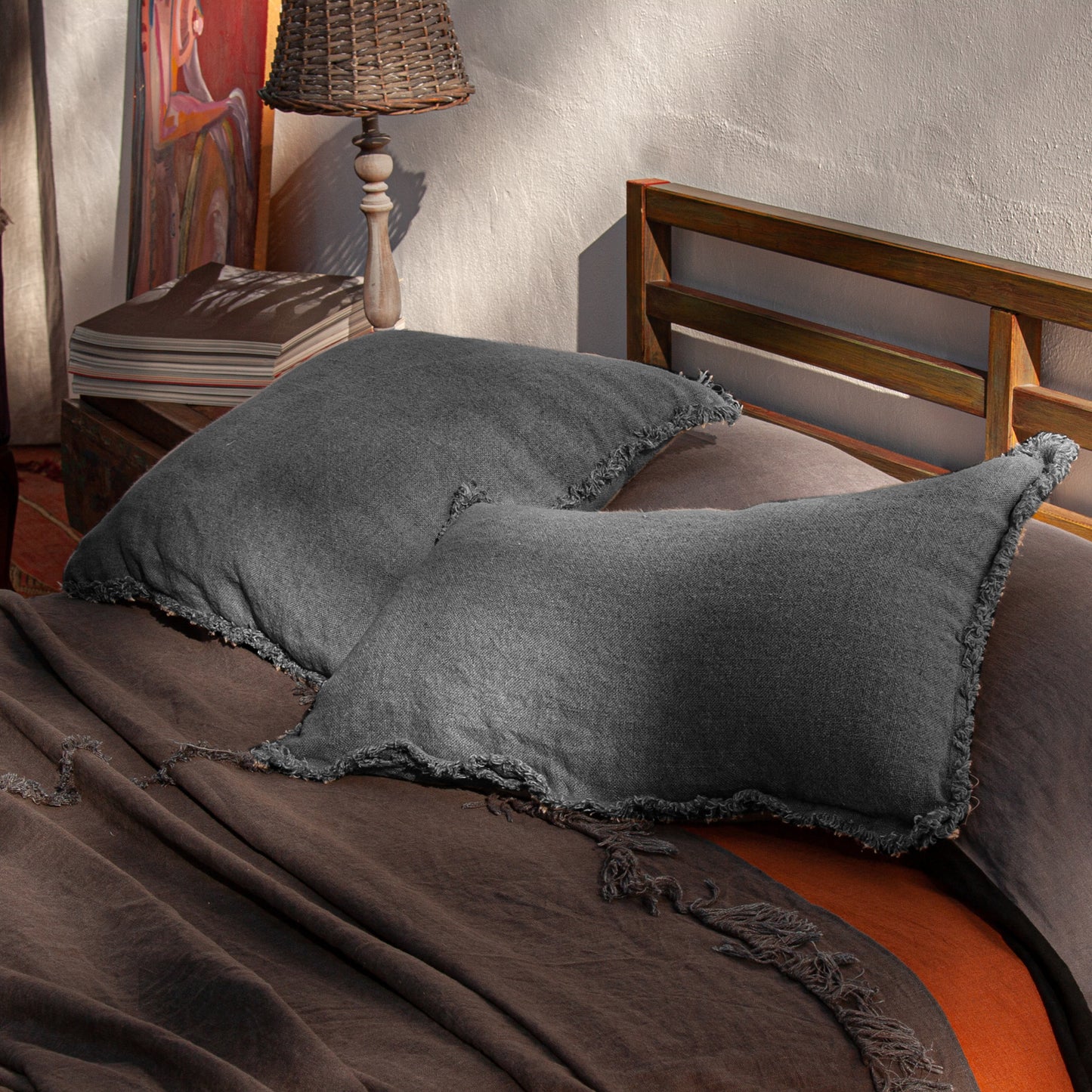 Linen cushion 50 x 70