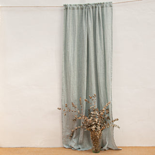 cortina-lino-color-verde- delenzo-150gr-m2