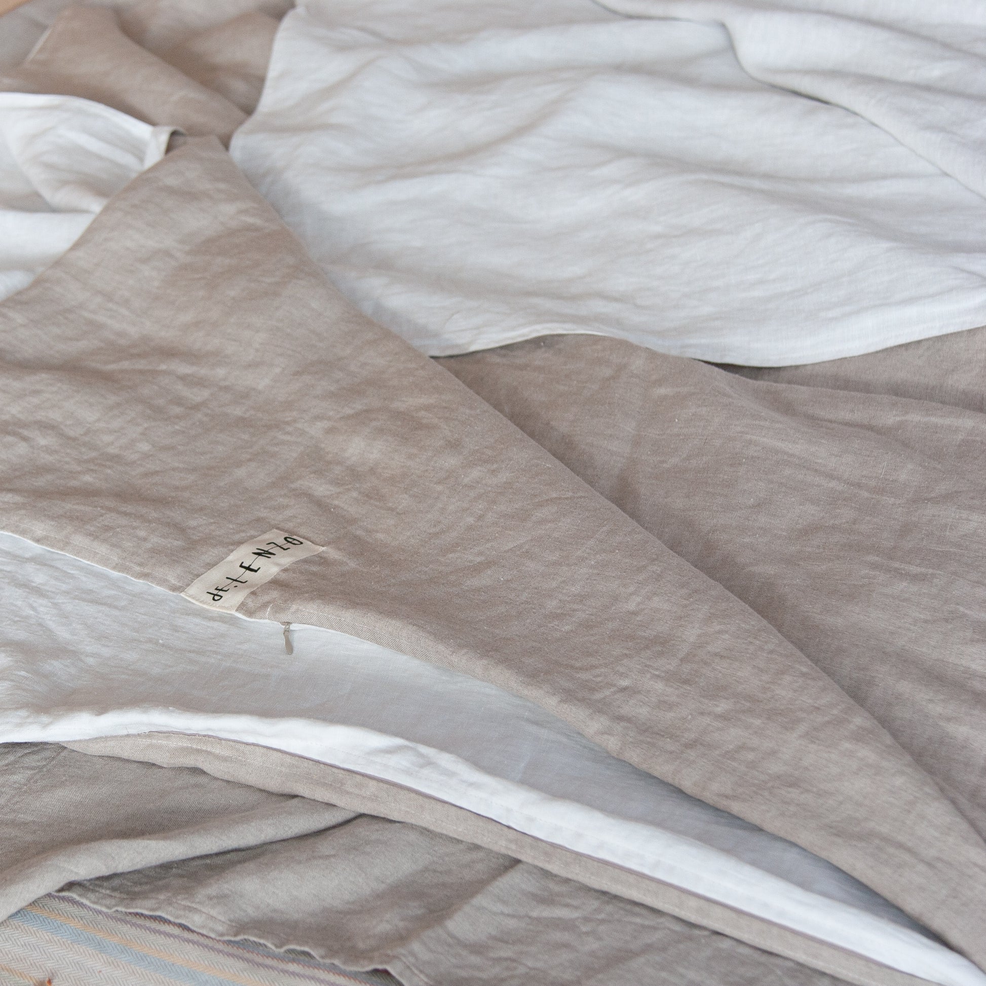 Juego completo lino reversible 