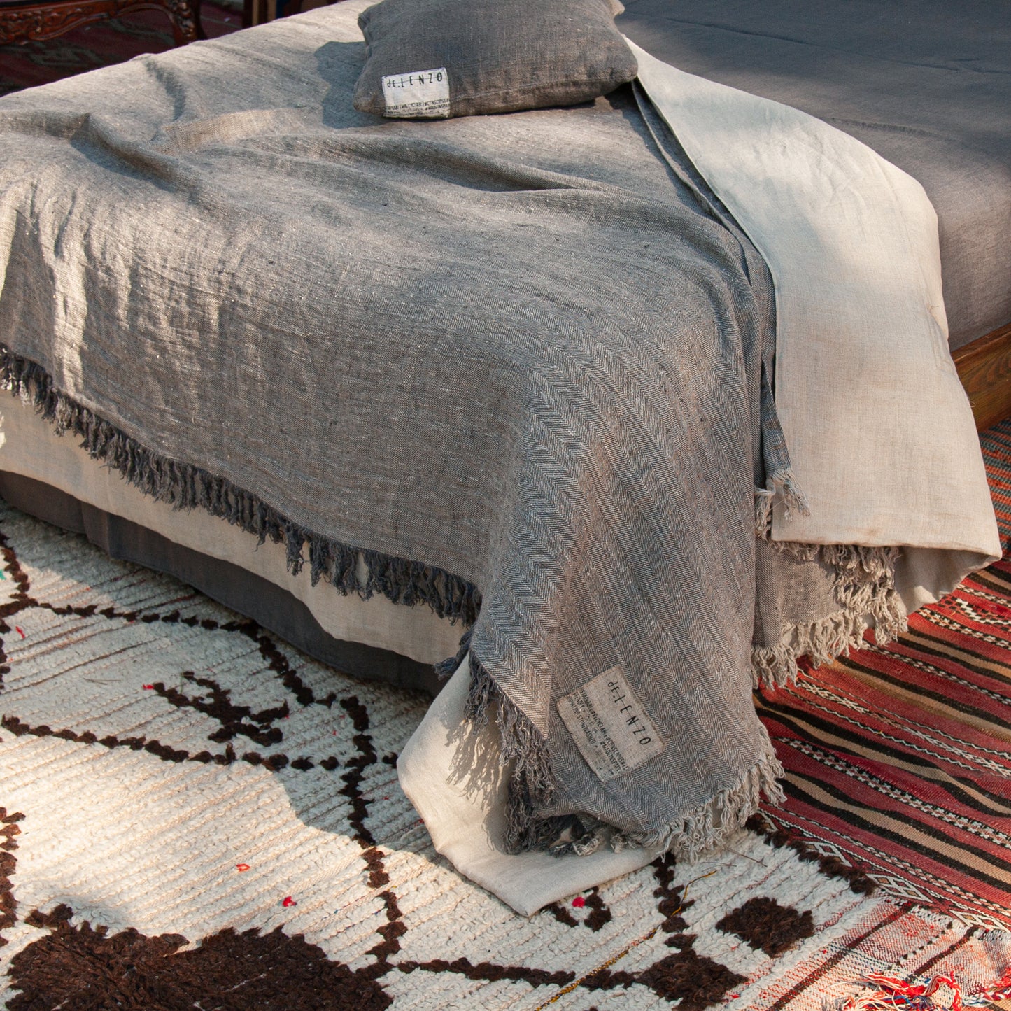 Bedspread or Plaid Jaipur GRAY