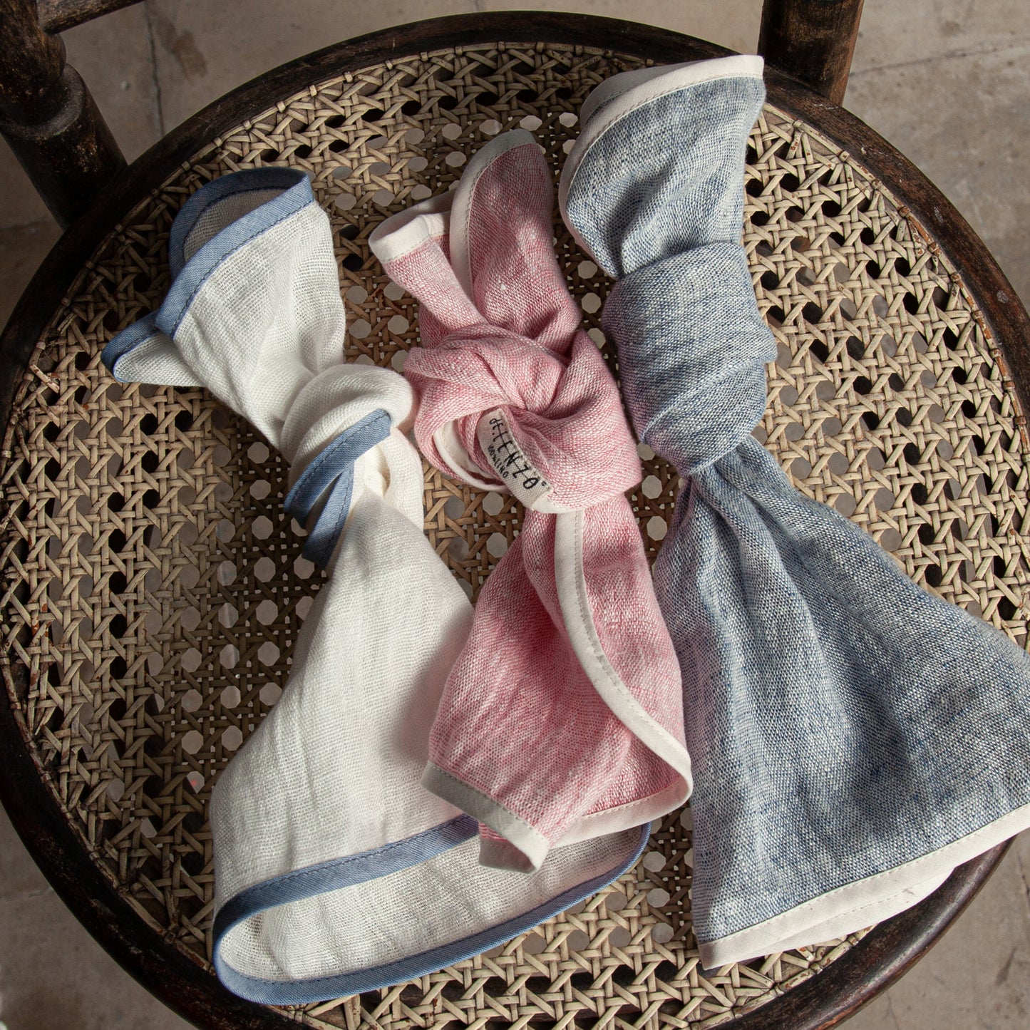 Linen muslins for babies