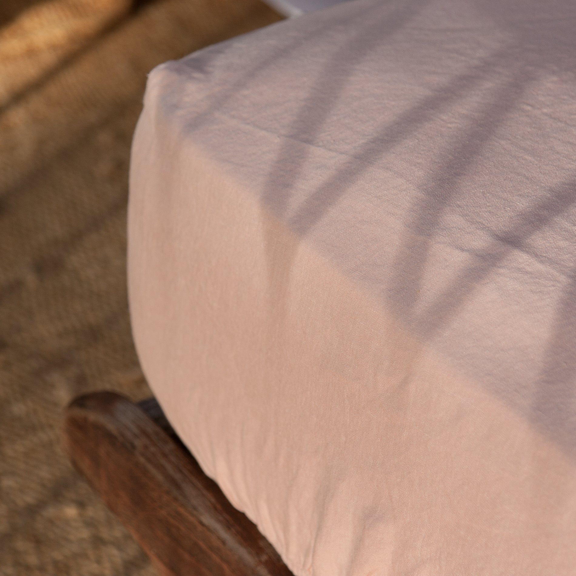 Juego de 2 piezas para cuna (60x120 cm): funda nórdica y almohada dE.LENZO  Gretel en color rosa