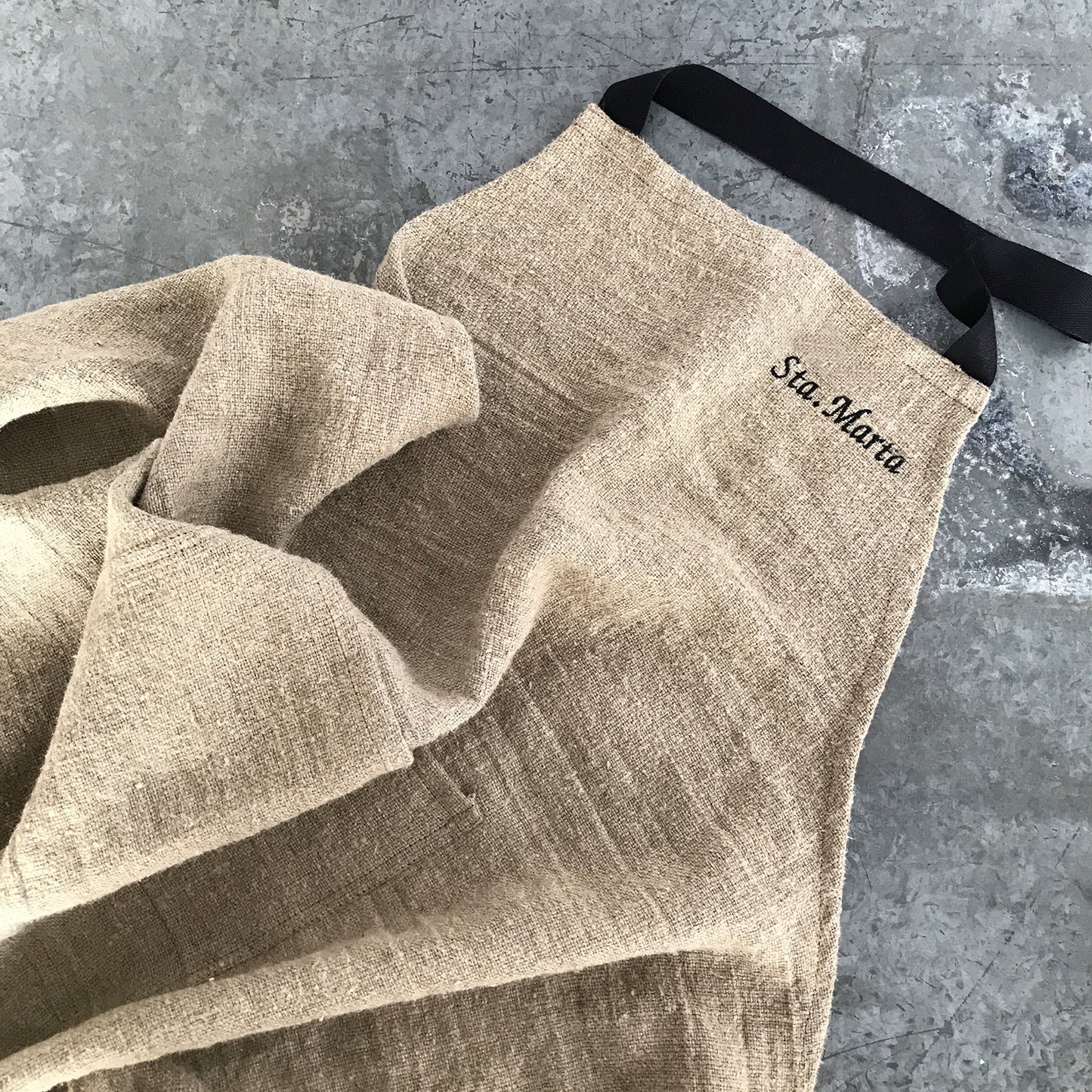 RUSTIC linen apron 350gr/m2