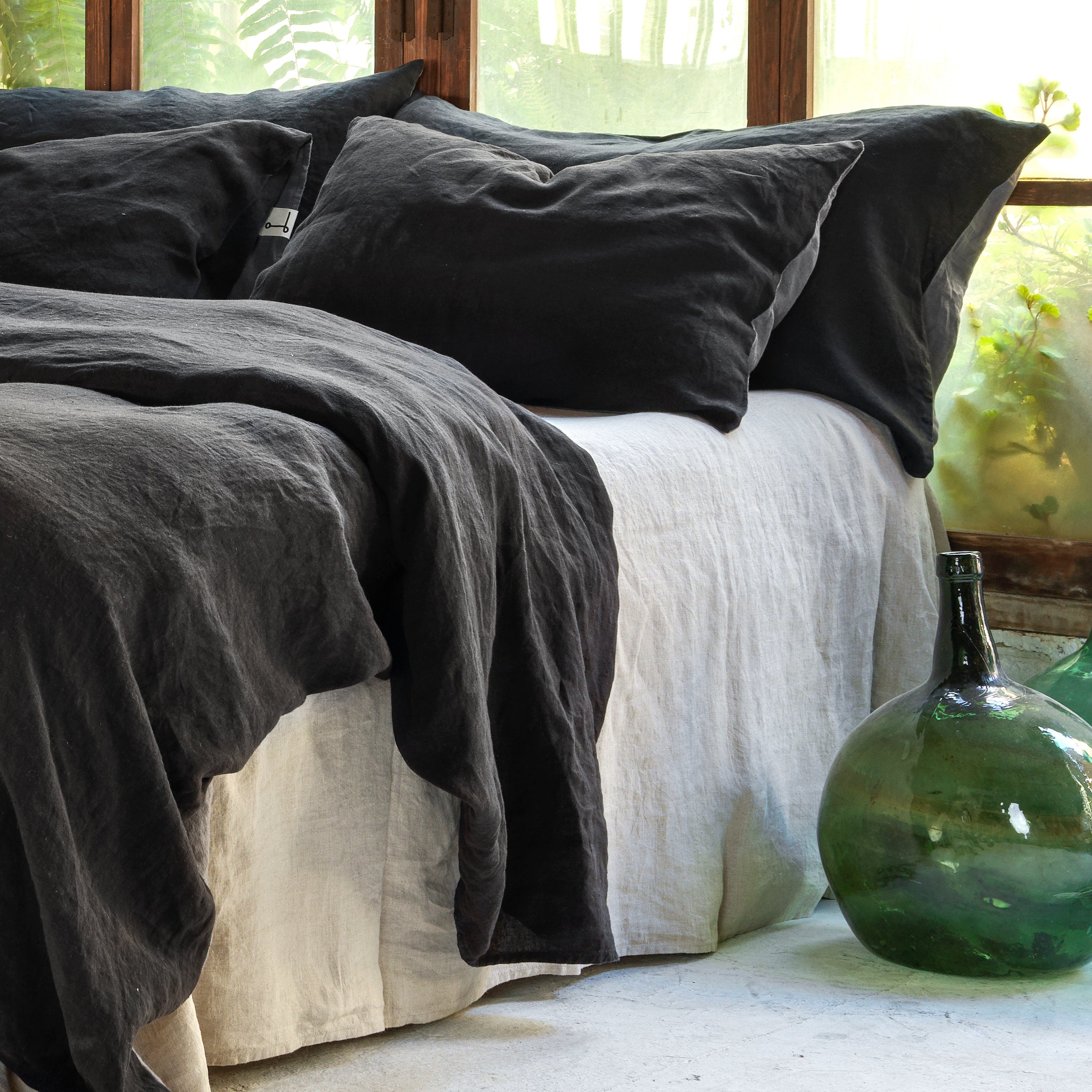 Black duvet cover dE.LENZO dE.LENZO