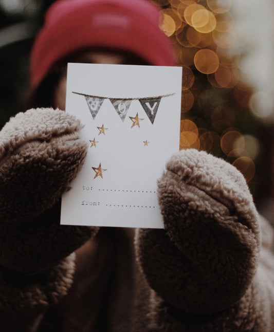 Our gift card!